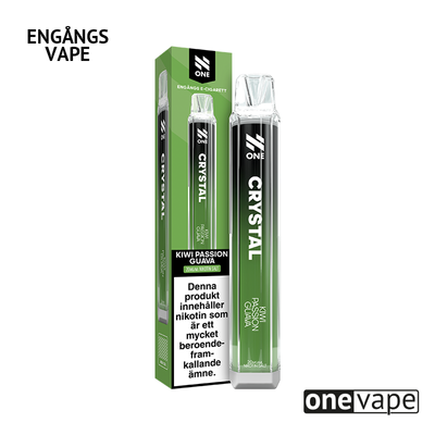 N One Crystal Mesh Engångs Vape - Kiwi Passion Guava