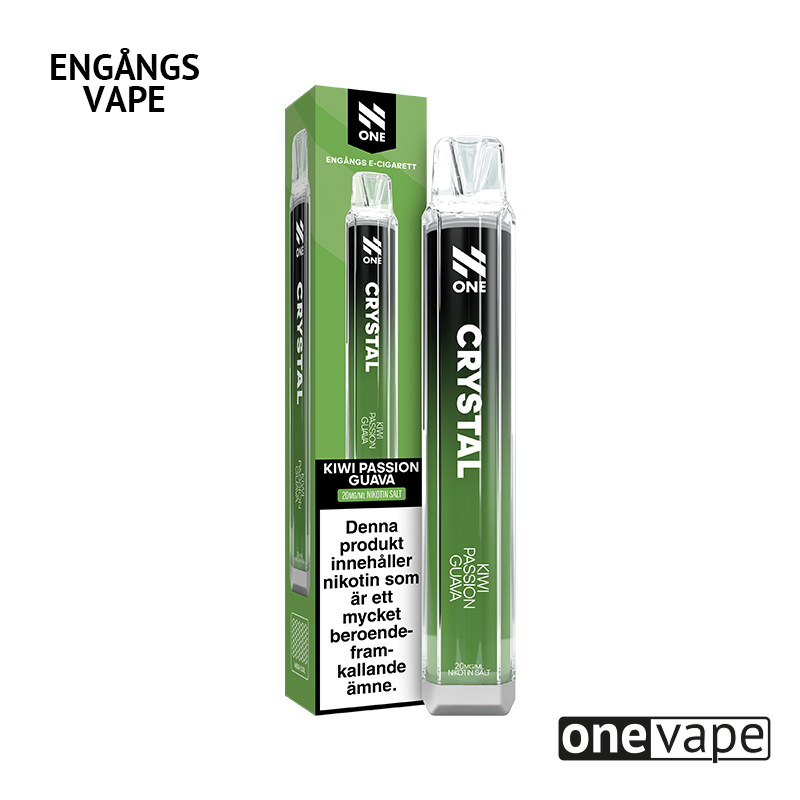 N One Crystal Mesh Engångs Vape - Kiwi Passion Guava