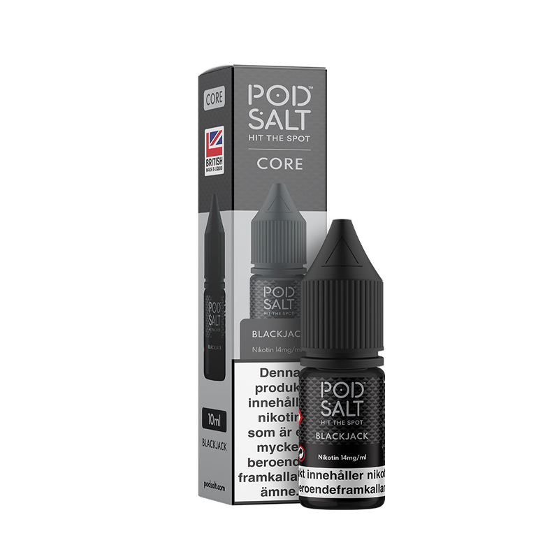 Pod Salt - Blackjack (10ml, Nic Salt)