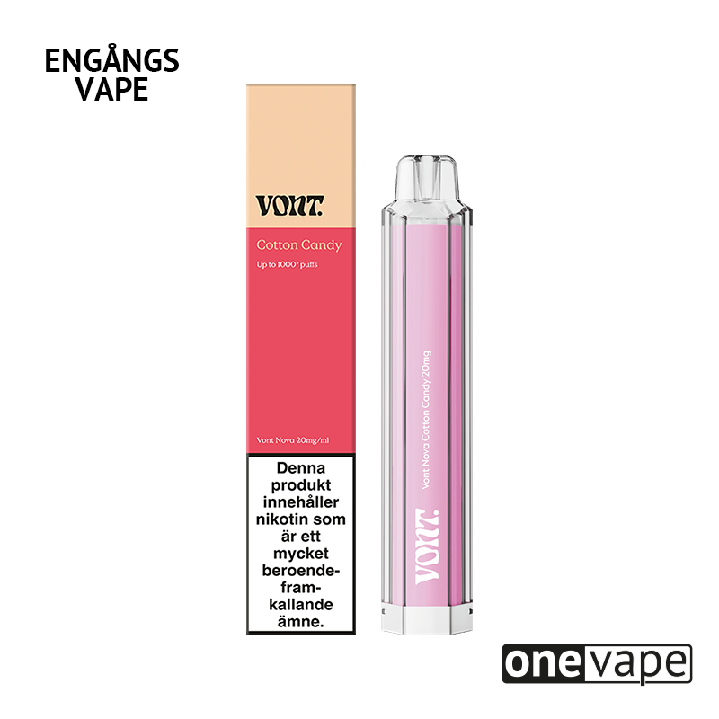 Vont Nova Engångs Vape - Cotton Candy