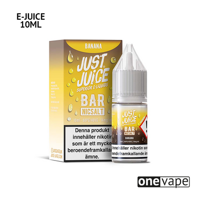 Just Juice Bar - Banana (10ml, Nic Salt)