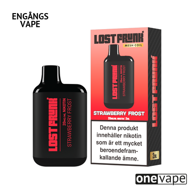 Lost Frunk Engångs Vape - Strawberry Frost