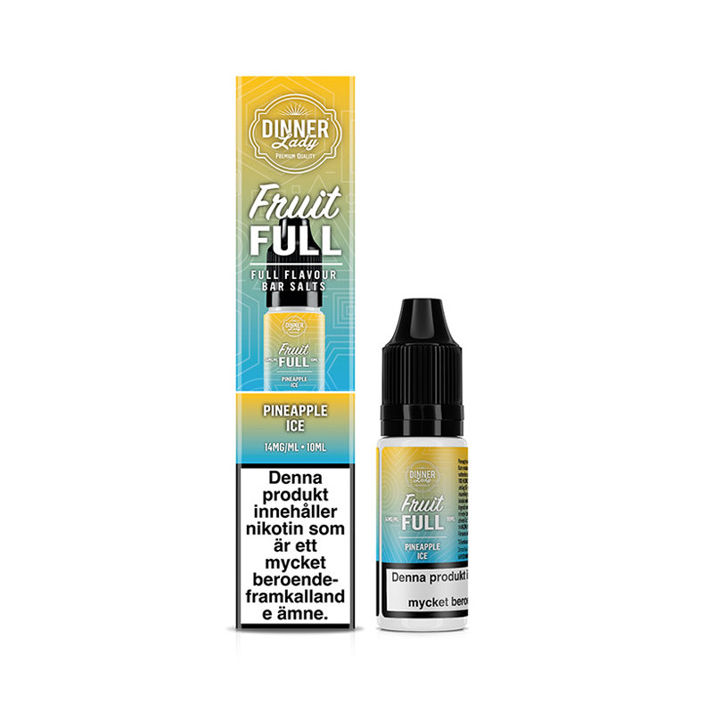 Dinner Lady Bar Salts - Pineapple Ice (10ml, Nic Salt)