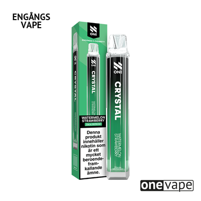 N One Crystal Mesh Engångs Vape - Watermelon Strawberry