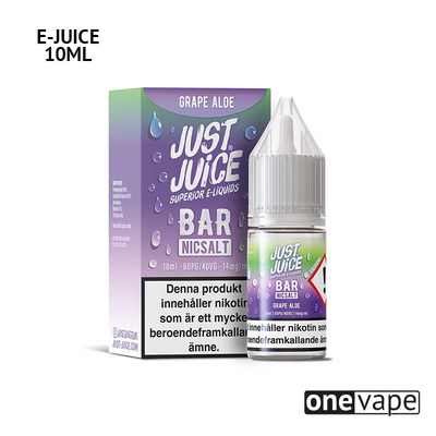 Just Juice Bar - Grape Aloe (10ml, Nic Salt)