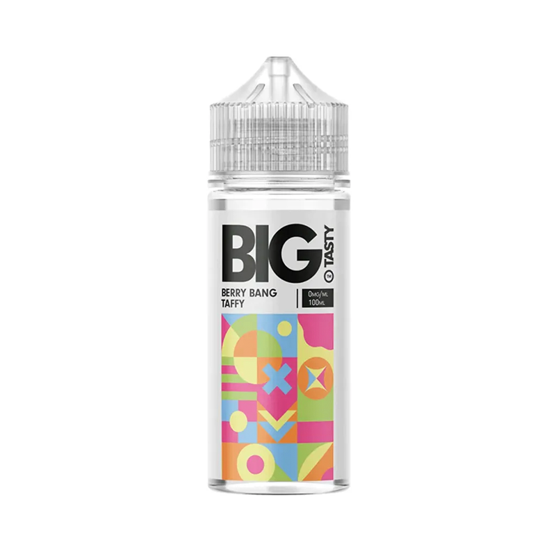 big tasty Berry Bang Taffy originalflaska mot vit bakgrund