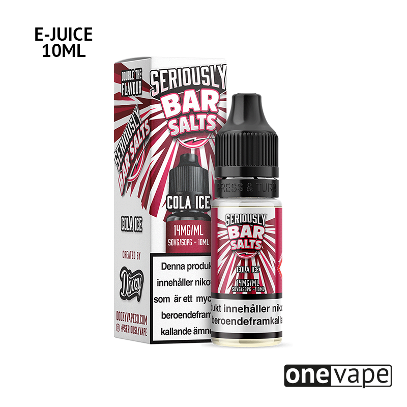 Seriously Bar Salts - Cola Ice (10ml, Nic Salt)