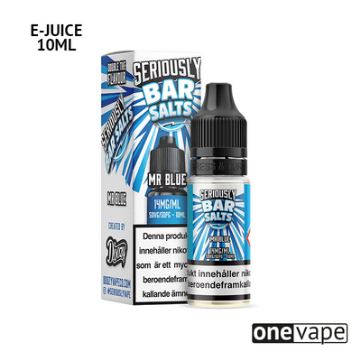 Seriously Bar Salts - Mr Blue (10ml, Nic Salt)