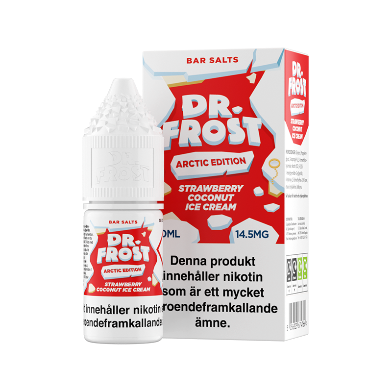 Dr Frost Arctic Edition Bar Salt - Strawberry Coconut Ice Cream (10ml, Nic Salt)