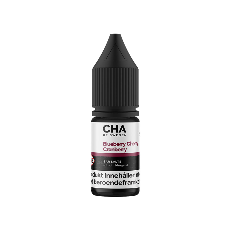 CHA of Sweden - Blueberry Cherry Cranberry (10ml, Nic Salt)