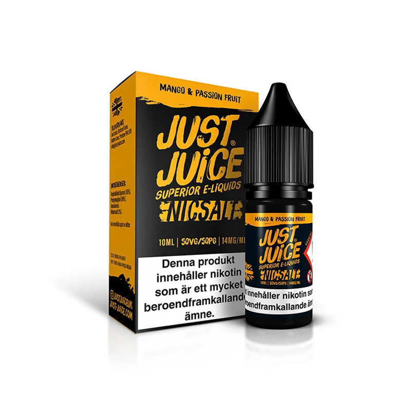 Just Juice - Mango & Passion Fruit (10ml, Nic Salt)