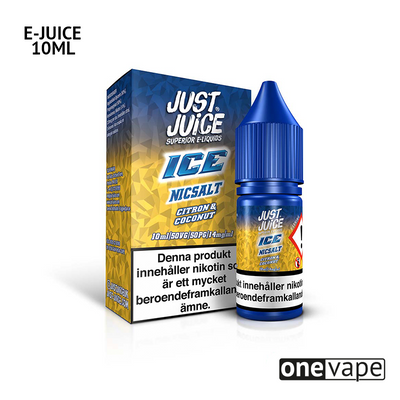 Just Juice Ice - Citron & Coconut (10ml, Nic Salt)
