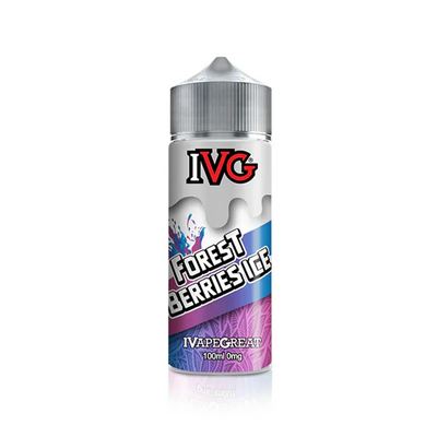 IVG Forest Berries Ice originalflaska mot vit bakgrund