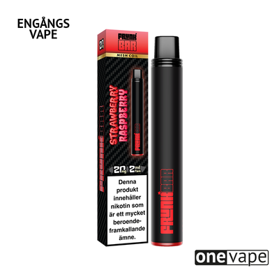 Frunk Bar Mesh Engångs Vape - Strawberry Raspberry