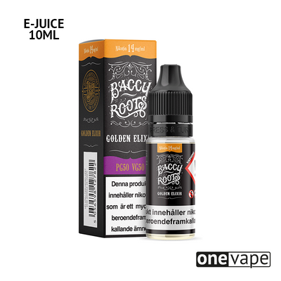 Baccy Roots - Golden Elixir (10ml, Nic Salt)