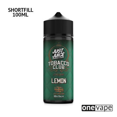 Just Juice Tobacco Club - Lemon (100ml Shortfill)