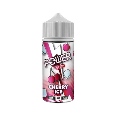 Power by jnp Cherry Ice originalflaska mot vit bakgrund