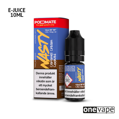 Nasty Salt - Caramel Cream Cookies (10ml, Nic Salt)