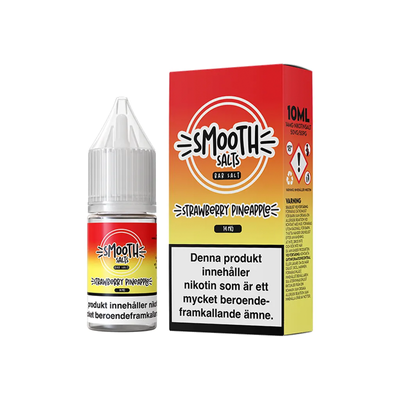 Smooth Salts Strawberry Pineapple Flaska bredvid originalförpackning
