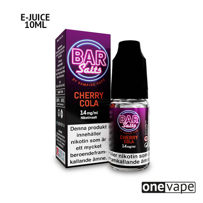 Bar Salts - Cherry Cola (10ml, Nic Salt)