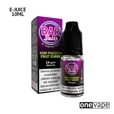 Bar Salts - Kiwi Passion Fruit Guava (10ml, Nic Salt)