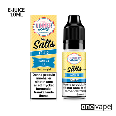 Dinner Lady - Banana Ice (10ml, Nic Salt)