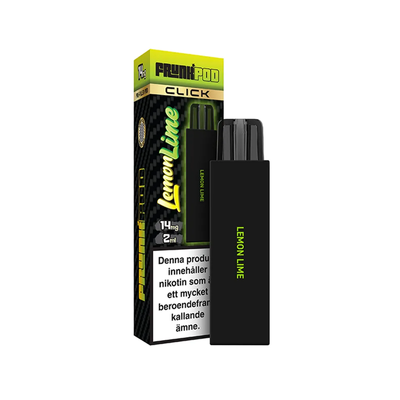 Frunk Pod Click Mesh Lemon Lime bredvid originalförpackning