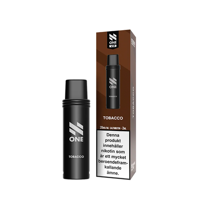 N One Mesh Pod V2 Tobacco bredvid originalförpackning