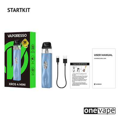 Vaporesso - XROS 4 Mini Vape Kit (3ml, 1000mAh)