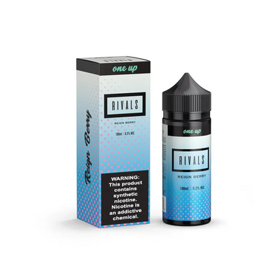 one up rivals Reign Berry originallåda och flaska mot vit bakgrund