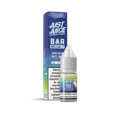 Just Juice Bar - Sour Blue Razz Lime (10ml, Nic Salt)