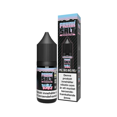 E-juice Frunk Bar Salt Double Bubble 14 mg 10 ml med flaska och kartong
