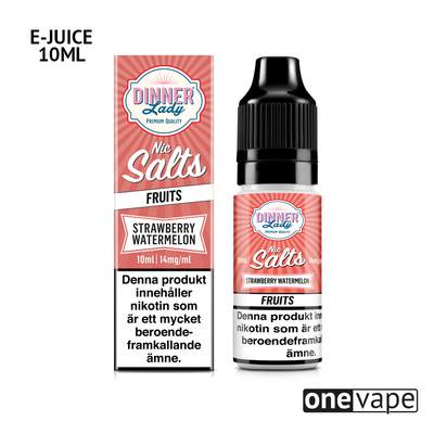 Dinner Lady - Strawberry Watermelon (10ml, Nic Salt)