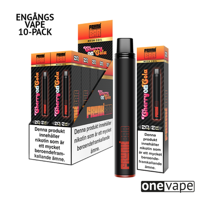 Frunk Bar Mesh Engångs Vape - Cherry on Cola (10-Pack)