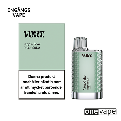 Vont Cube Engångs Vape - Apple Pear