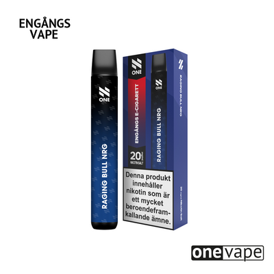 N One Engångs Vape - Raging Bull NRG