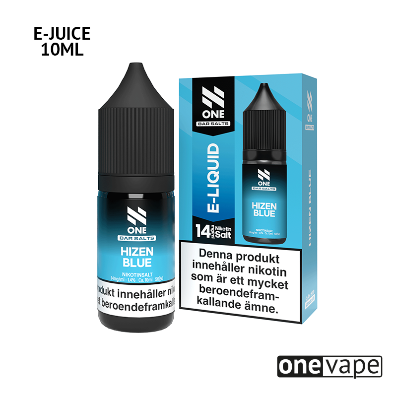 N One Salt - Hizen Blue (10ml, Nic Salt)
