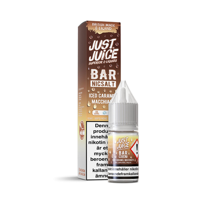 Just Juice Bar - Iced Caramel Macchiato (10ml, Nic Salt)