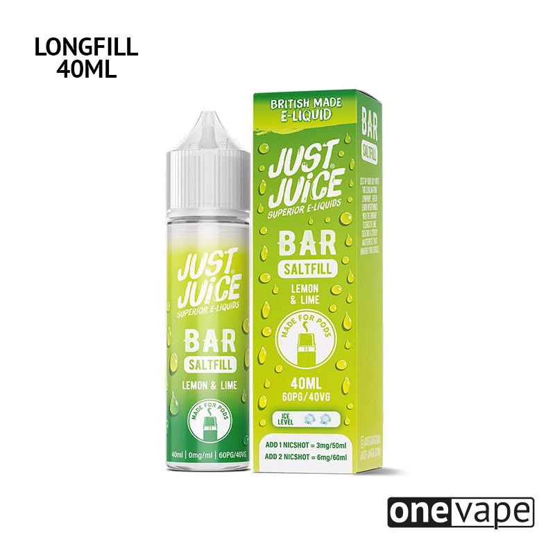 Just Juice Bar - Lemon & Lime (40ml Longfill)