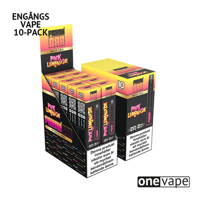 Frunk Bar Mesh Engångs Vape - Pink Lemonade (10-Pack)