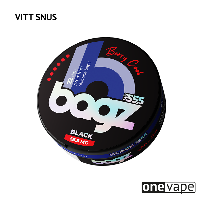 Bagz - Berry Cool Black (Vitt Snus)