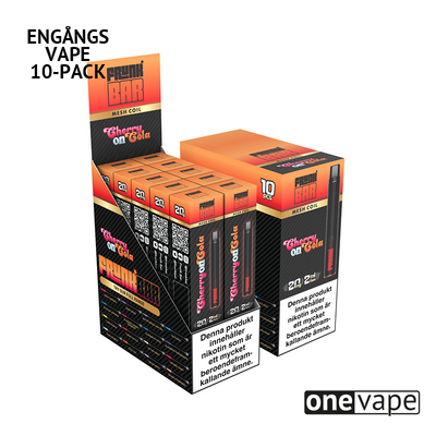 Frunk Bar Mesh Engångs Vape - Cherry on Cola (10-Pack)