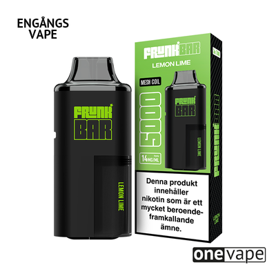 Frunk 5000 Engångs Vape - Lemon Lime