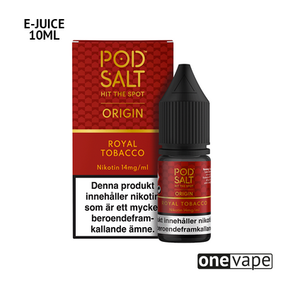 Pod Salt Origin - Royal Tobacco (10ml, Nic Salt)