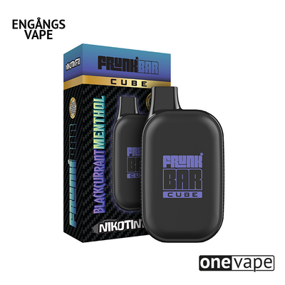 Frunk Bar Cube ZERO Mesh Engångs Vape - Blackcurrant Menthol