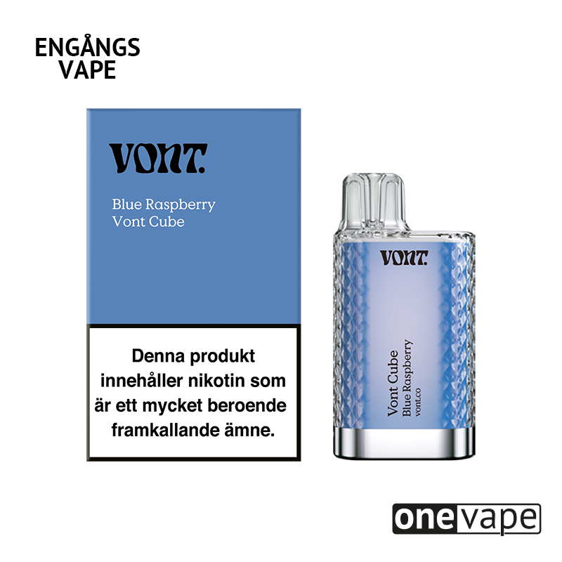 Vont Cube Engångs Vape - Blue Raspberry