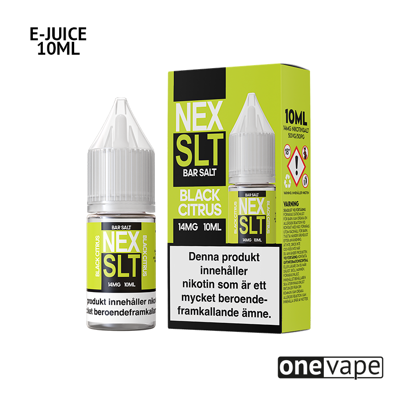 NEX SLT - Black Citrus (10ml, Nic Salt)