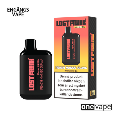 Lost Frunk Engångs Vape - Peach Mango Guava