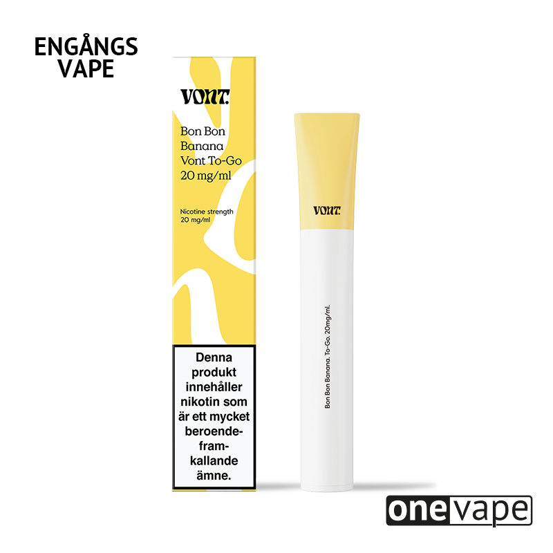 Vont To-Go Engångs Vape - Bon Bon Banana