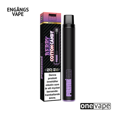 Frunk Bar Mesh Engångs Vape - Berry Cotton Candy